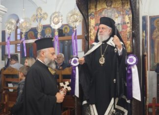 Επίσκεψη του Σεβασμιωτάτου Μητροπολίτη Σύρου κ. Δωροθέου στην Άνδρο