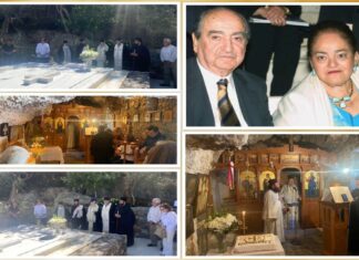 Μνημόσυνο Κωνσταντίνου και Μαρίκας Μητσοτάκη με Αρχιερατική Θεία Λειτουργία