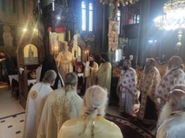 Πανηγυρική Θεία Λειτουργία στα Γρεβενά για τον Όσιο Δαβίδ και τα ονομαστήρια του Μητροπολίτη