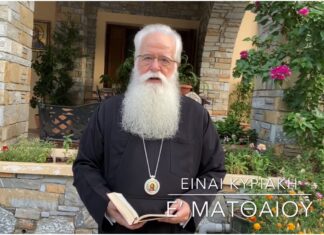 Ο Μητροπολίτης Δημητριάδος Ιγνάτιος για την Κυριακή Ε΄ Ματθαίου