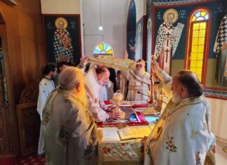 Εορτή στον Ιερό Κοιμητηριακό Ναό Αγίων Αναργύρων Παλαμά Θεσσαλιώτιδος