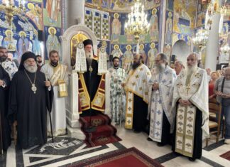 Νάξος: Πανηγυρικός Εσπερινός προς Τιμήν του Αγίου Νικοδήμου και Λιτανεία της Ιεράς Εικόνας