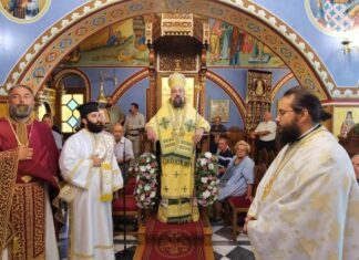 Σαντορίνη: Λαμπρός εορτασμός του Οσίου Παϊσίου στον Ιερό Ναό της Μεσσαριάς