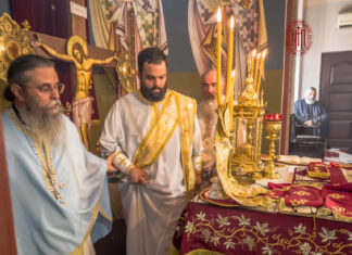 Χειροτονία Πρεσβυτέρου από τον Μητροπολίτη Πρεβέζης Χρυσόστομο