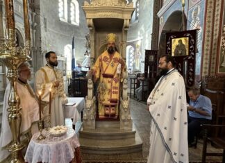 Έξω Γωνιά: Αρχιερατική Θεία Λειτουργία για την εορτή του Αγίου Τιμόθεου
