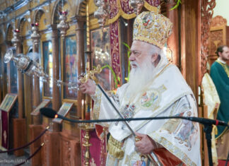Νάουσα: Αρχιερατική Θεία Λειτουργία για τον Όσιο Θεοφάνη τον Θαυματουργό