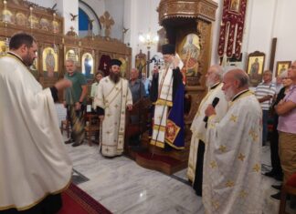 Στον Καλαθά Ακρωτηρίου εορτάστηκε πανηγυρικά η Μετάσταση του Ευαγγελιστή Ιωάννη