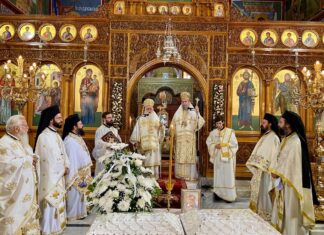 Συλλείτουργο Γαβριήλ και Ιγνατίου στη Νέα Ιωνία Βόλου