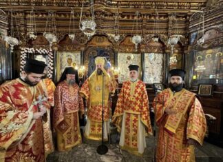 Με κατάνυξη εορτάστηκε ο Άγιος Δημήτριος στη Μεσσαριά Σαντορίνης
