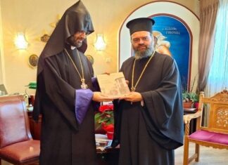 Επίσκεψη του νεοεκλεγέντος Μητροπολίτη Αρμενίων στον Μητροπολίτη Μαρωνείας