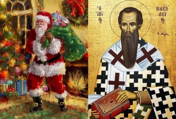 agios-Basileios-kai-santa-Claus