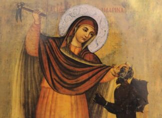 Γιατί η Αγία Μαρίνα κρατά σφυρί στις εικόνες της;