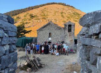 Η εορτή του Προφήτη Ηλία στη Λαγκάδα Μάνης σε υψόμετρο 1204 μ.