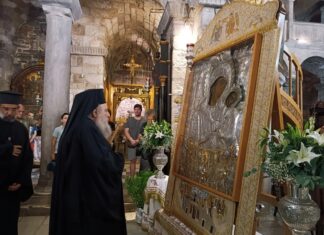 Πάρος: Ιερά Παράκληση στο Ιερό Προσκύνημα Παναγίας Εκατονταπυλιανής
