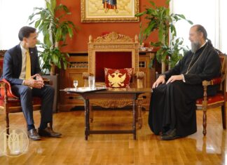 Συνάντηση του Μητροπολίτη Θεσσαλονίκης με τον επιτετραμμένο της Πρεσβείας των ΗΠΑ