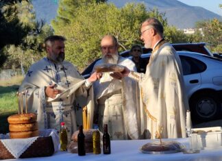 Με λαμπρότητα εορτάστηκε η μνήμη του Αγίου Μηνά στη Δροσιά Χαλκίδας