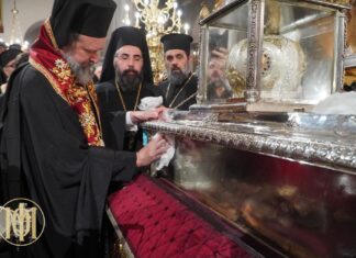 Η Ακολουθία του καθαγιασμού του Αγίου Μύρου του Αγίου Δημητρίου