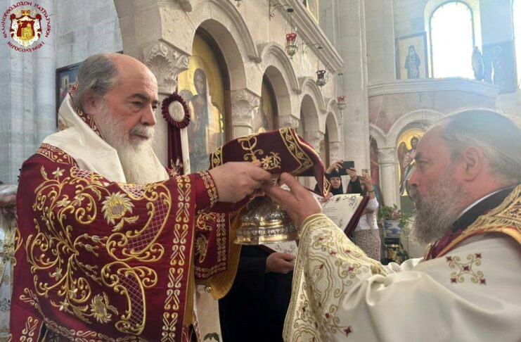 Λαμπρός εορτασμός του Ιερομάρτυρα Φιλουμένου στο Πατριαρχείο Ιεροσολύμων