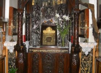 Η εύρεση της Θαυματουργής εικόνας της Αγίας Βαρβάρας