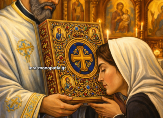 Γιατί κατά την προσκύνηση του Ιερού Ευαγγελίου δεν ασπαζόμαστε το χέρι του ιερέα;