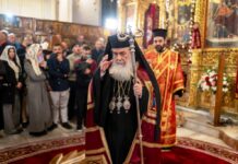 Πανηγυρικός εορτασμός των Χριστουγέννων στο Θεοδέγμον Σπήλαιο της Βηθλεέμ