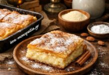 Φτιάξτε μοναστηριακή νηστίσιμη μπουγάτσα, γεμάτη άρωμα