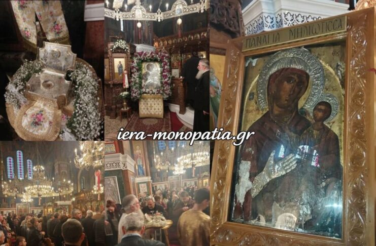 Τα Γιαννιτσά κλίνουν το γόνυ στην Παναγία τη Μηλιώτισσα – Πλήθος πιστών συρρέει για προσκύνηση