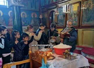 Με κατάνυξη το Ιερό Ευχέλαιο στην Παναγία τη Μηλιώτισσα