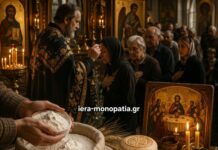 Αύριο αν πας στην Εκκλησία, πάρε μαζί σου από το σπίτι λίγο αλεύρι
