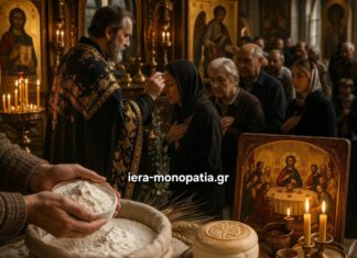 Αύριο αν πας στην Εκκλησία, πάρε μαζί σου από το σπίτι λίγο αλεύρι