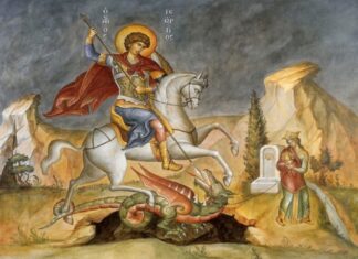 Ποιον σκοτώνει ο Άγιος Γεώργιος στην εικόνα του; (ΦΩΤΟ)