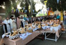 Με λαμπρότητα και κατάνυξη ο Εσπερινός της Αγίας Παρασκευής στη Δωροθέα Αλμωπίας