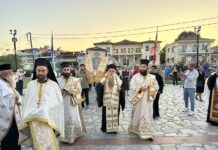 Με λαμπρότητα και κατάνυξη η πανήγυρη του Αγίου Στεφάνου στη Σκύδρα