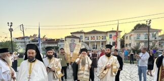 Με λαμπρότητα και κατάνυξη η πανήγυρη του Αγίου Στεφάνου στη Σκύδρα