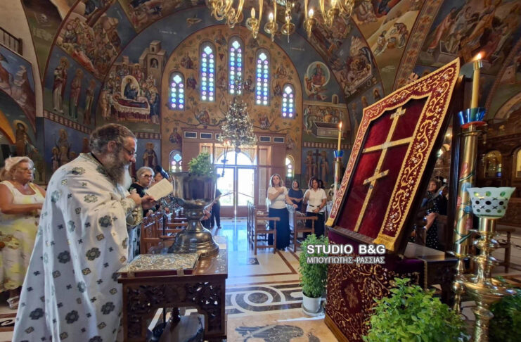 Κιβέρι: Με κατάνυξη εορτάστηκε η Πρόοδος του Τιμίου Σταυρού