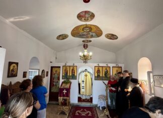 Σαμοθράκη: Αρχιερατική Θεία Λειτουργία στην Παναγία Κρημνιώτισσα