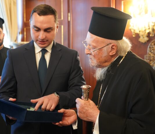 Στο Φανάρι προσεχώς ο νέος Πατριάρχης Γεωργίας Σίο Γ’