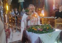 Με κατάνυξη η εορτή της Υψώσεως του Τιμίου Σταυρού στην Παναγία τη Μηλιώτισσα