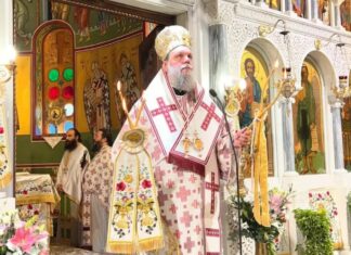Λαμπρός εορτασμός της Αγίας Ευφημίας στη Νέα Χαλκηδόνα – Υποδοχή της Εικόνας «Άξιον Εστί»