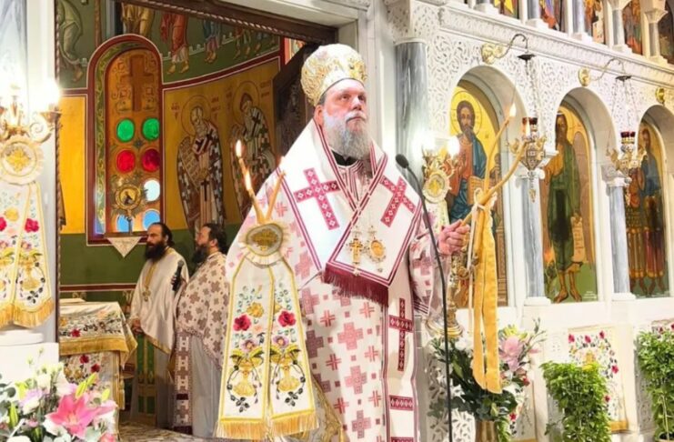 Λαμπρός εορτασμός της Αγίας Ευφημίας στη Νέα Χαλκηδόνα – Υποδοχή της Εικόνας «Άξιον Εστί»