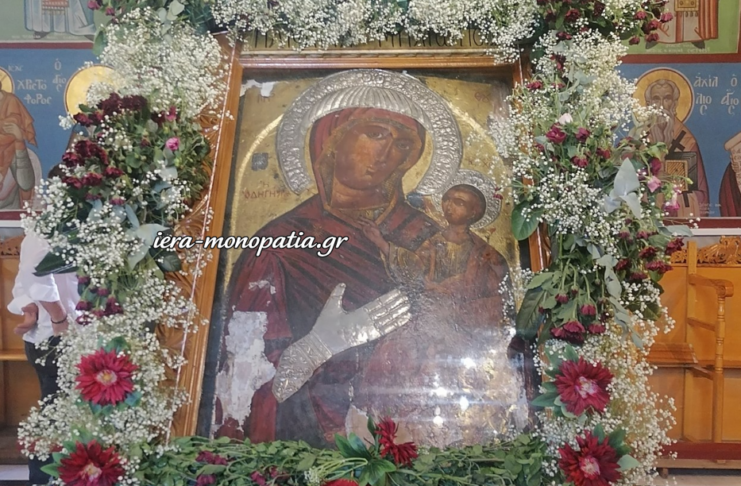 Με λαμπρότητα και κατάνυξη ο Εσπερινός και η Λιτανεία της Παναγίας της Μηλιώτισσας στη Μηλιά Πέλλας