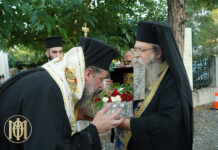 Στο Πανόραμα η Τιμία Κάρα του Οσίου Δαβίδ του Γέροντος