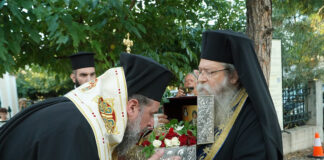 Στο Πανόραμα η Τιμία Κάρα του Οσίου Δαβίδ του Γέροντος