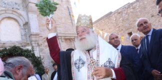 Χίος: Θυρανοίξια του Αγίου Γεωργίου Συκούση από τον Πατριάρχη Αλεξανδρείας