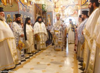 Πάνδημος εορτασμός στην Ιερά Μονή Γενεσίου Θεοτόκου Αντινίτσης