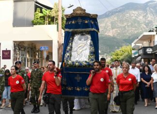 Η Καλαμάτα υποδέχθηκε την Παναγία τη Δημιοβίτισσα