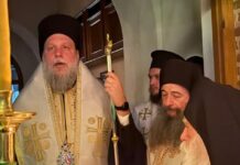 Πανηγυρικός Εσπερινός για τη Σύναξη της Παναγίας της Οδηγήτριας στο Μετόχι της Ι.Μ. Ξενοφώντος στη Νέα Ιωνία