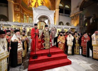 Θεσσαλονίκη: Πολυαρχιερατική Θεία Λειτουργία και Δοξολογία υπό τη σκέπη του Αγίου Δημητρίου