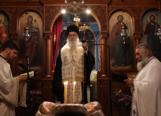 Με λαμπρότητα τιμήθηκε ο Άγιος Λογγίνος ο Εκατόνταρχος στην Κόρινθο